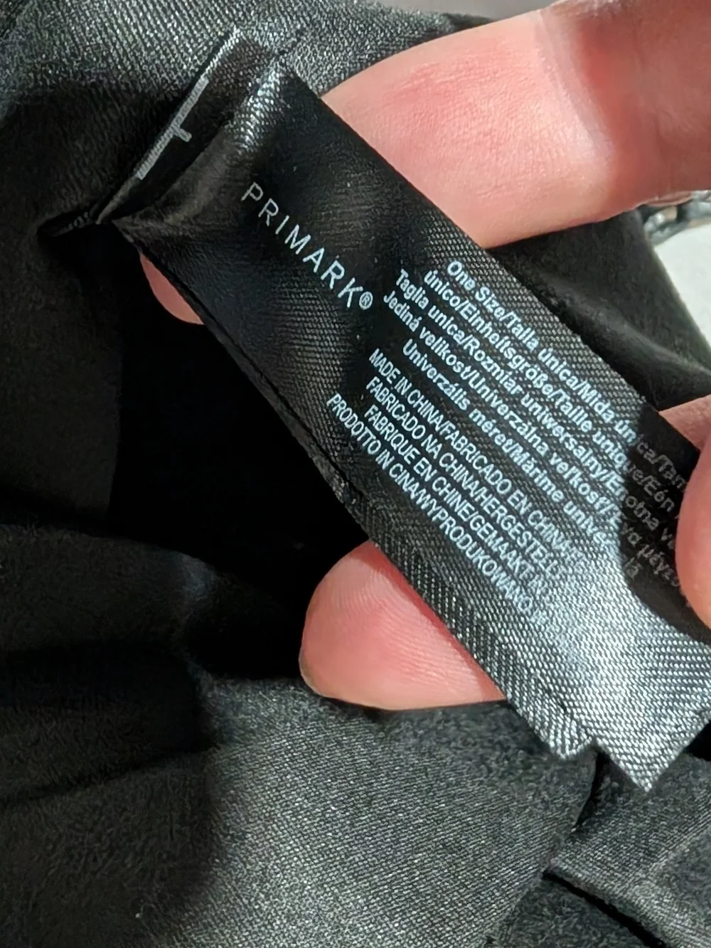 Primark Black Woven Tote Bag